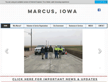 Tablet Screenshot of marcusiowa.com